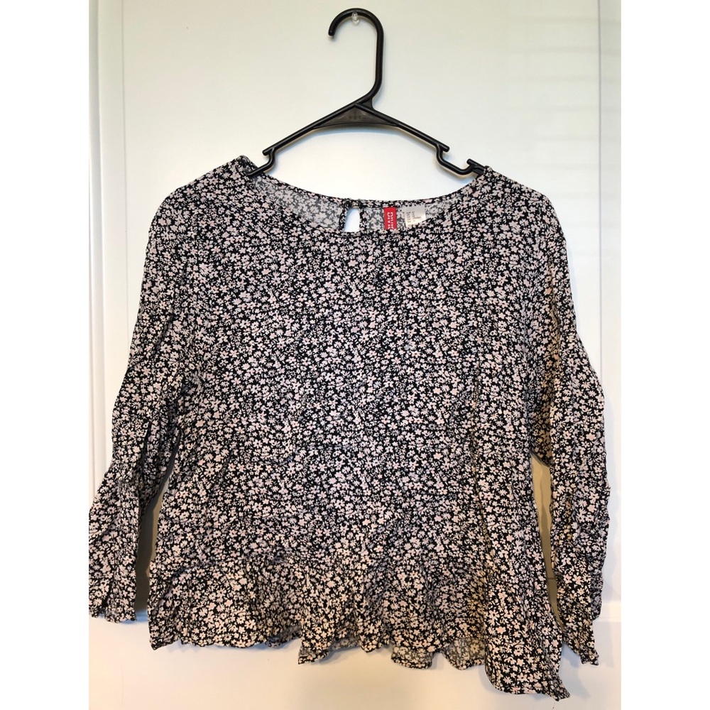 H&M peplum top